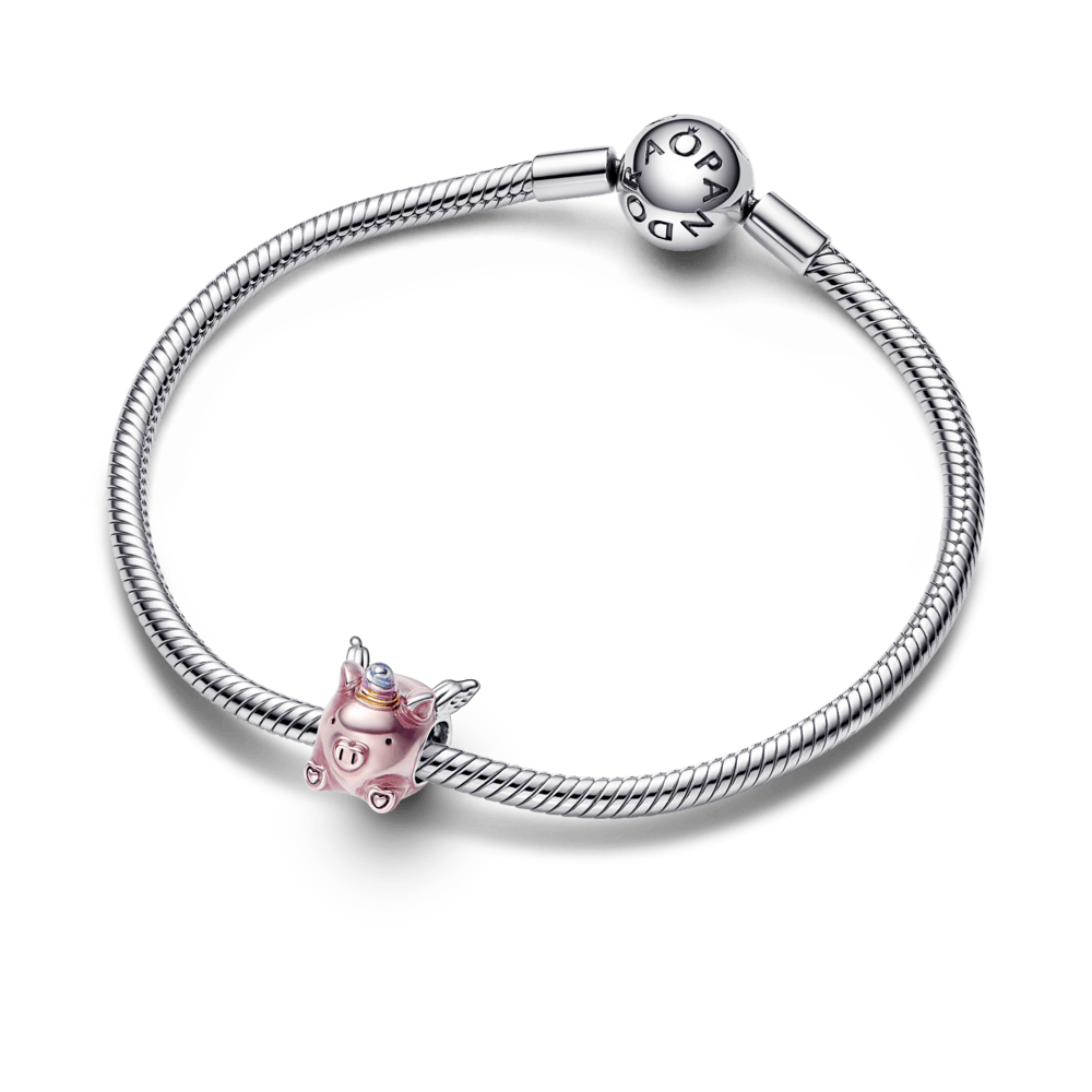 Flying Unicorn Pig Charm pakabukas - Pandora Lietuva
