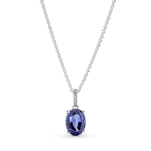 Įspūdingai žėrintis aureolės kaklo vėrinys - Pandora LT