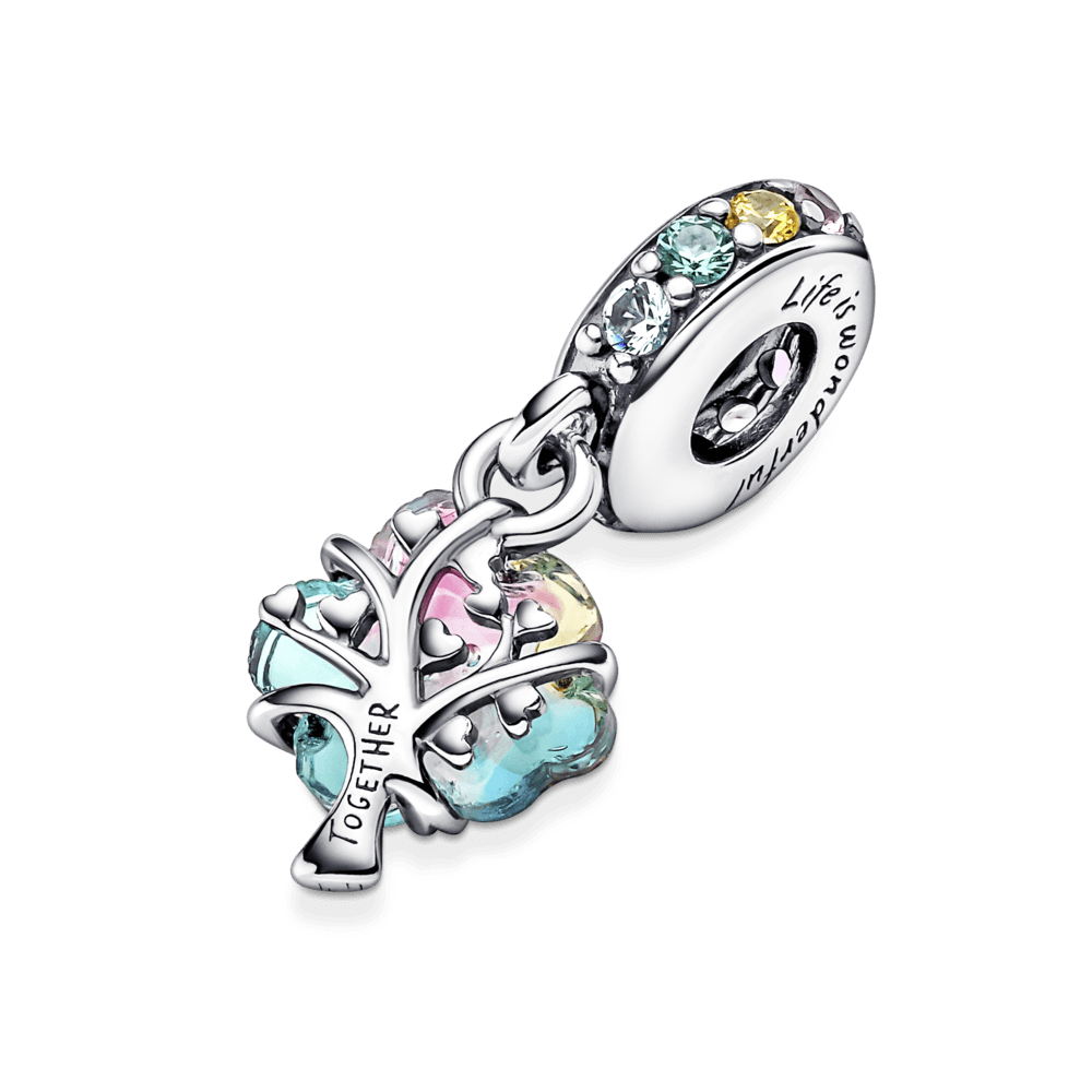 Kabantis karoliukas iš Murano stiklo – Vieningumo medis - Pandora LT