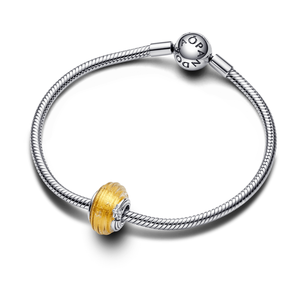 Krentančios Žvaigždės Murano Stiklo Karoliukas - Pandora Lietuva