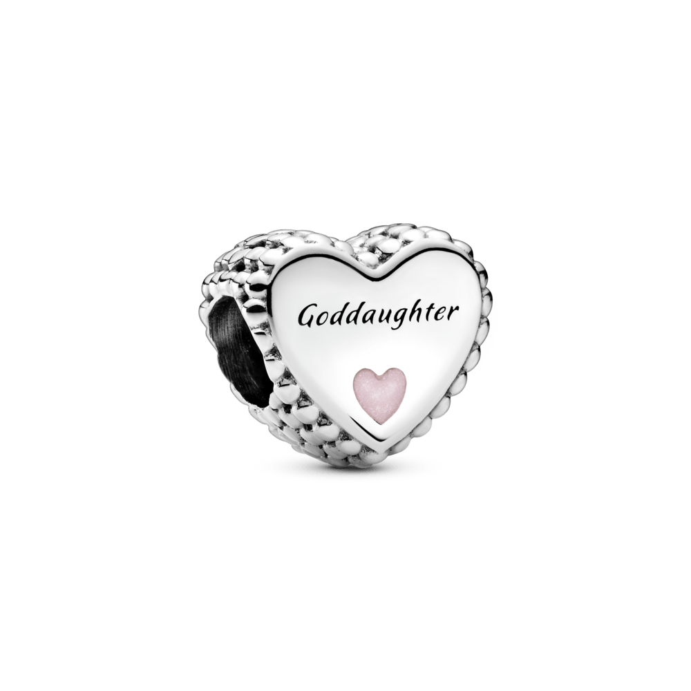 Krikšto dukros širdies karoliukas - Pandora LT
