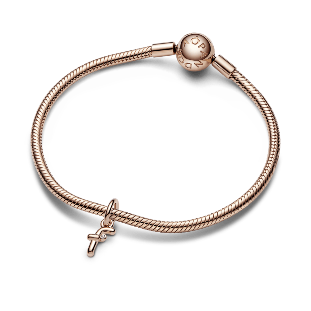 Letter f Script Alphabet Dangle Charm - Pandora LT