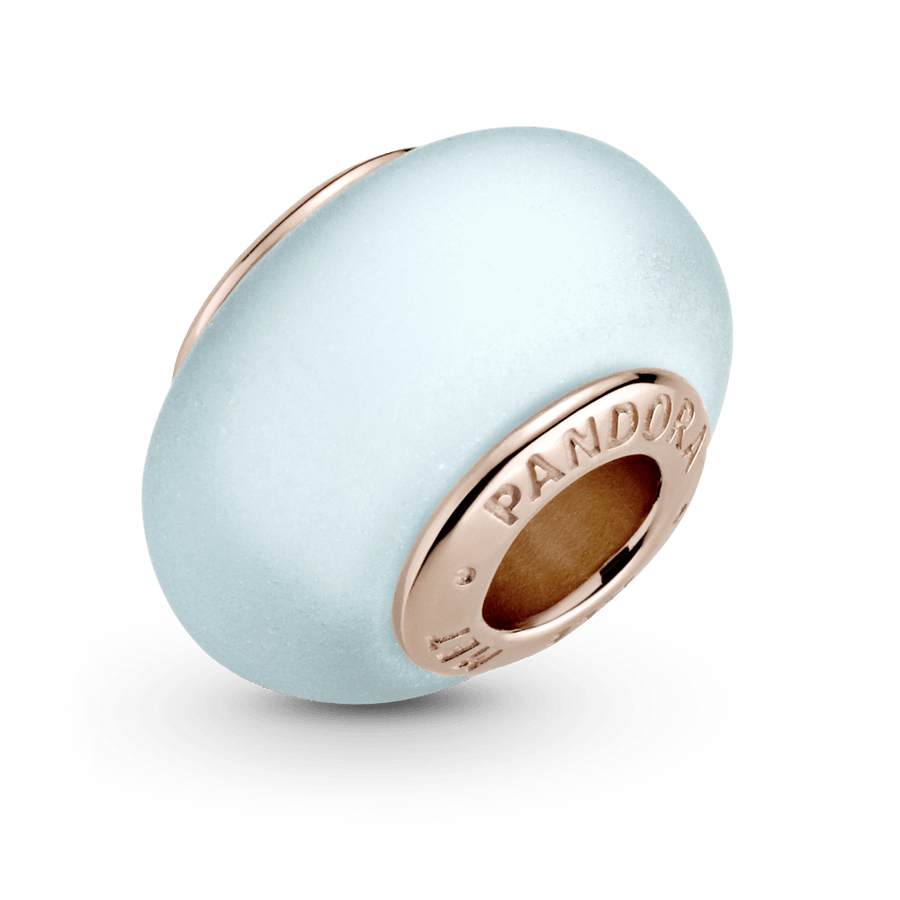 Matinis mėlynas Murano stiklo karoliukas - Pandora LT