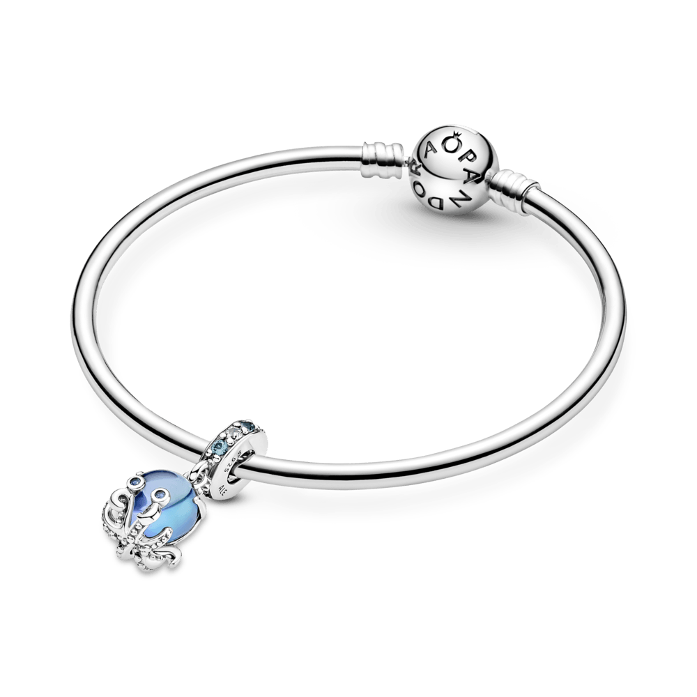 Murano stiklo mielas aštuonkojo karoliukas - Pandora Lietuva