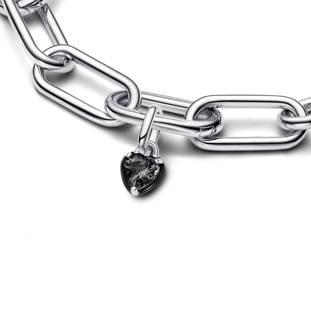 Pandora ME Juodos Chakra Širdies Mini Karoliukas - Pandora Lietuva