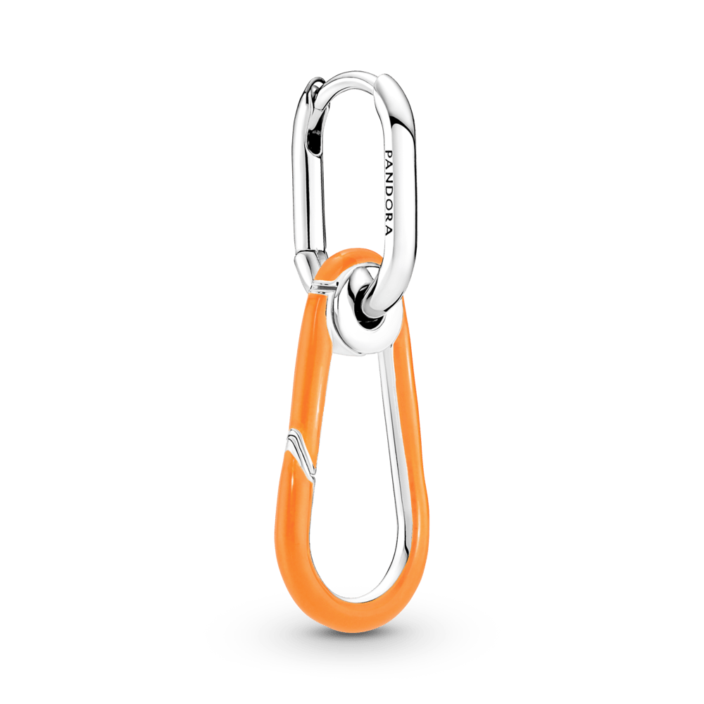 Pandora ME Ryškiai oranžinis lankelio formos auskaras - Pandora Lietuva