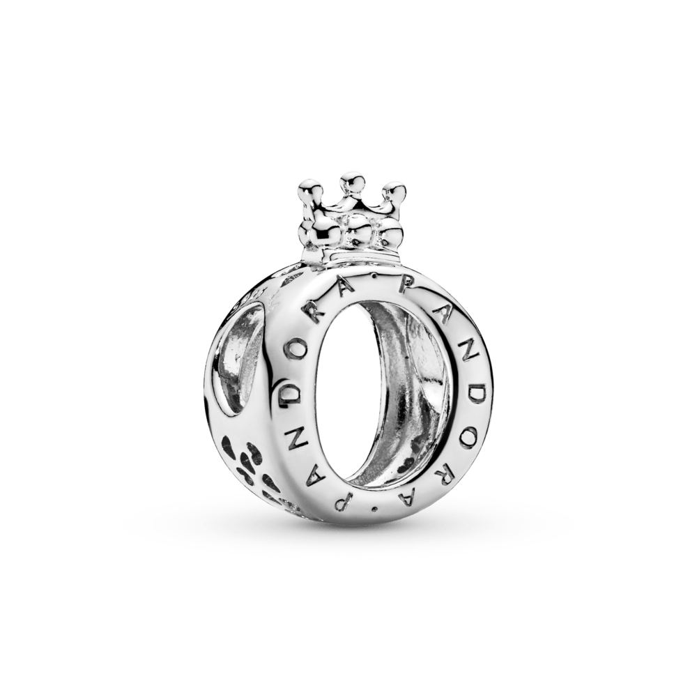 Pandora raidė O su karūna - Pandora Lietuva