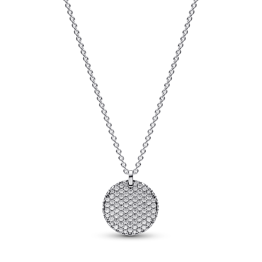 Pandora Timeless Pavé apvalus pakabukas – karoliai - Pandora Lietuva