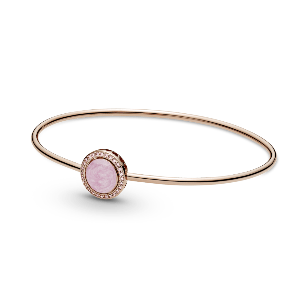 Rausva sūkurinė apyrankė - Pandora LT