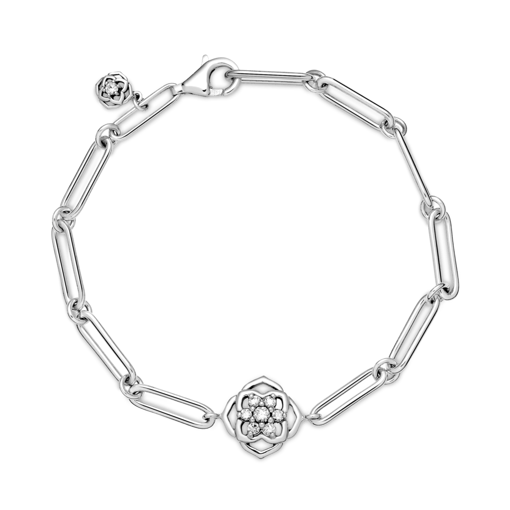 Rožės žiedo stambaus pynimo apyrankė - Pandora LT