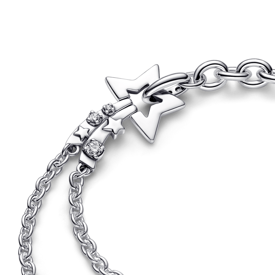 Shooting Star Double Chain Bracelet apyrankė - Pandora LT