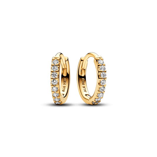 Smulkūs Spindinčios Apdailos Lankeliai - Auskarai - Pandora Lietuva