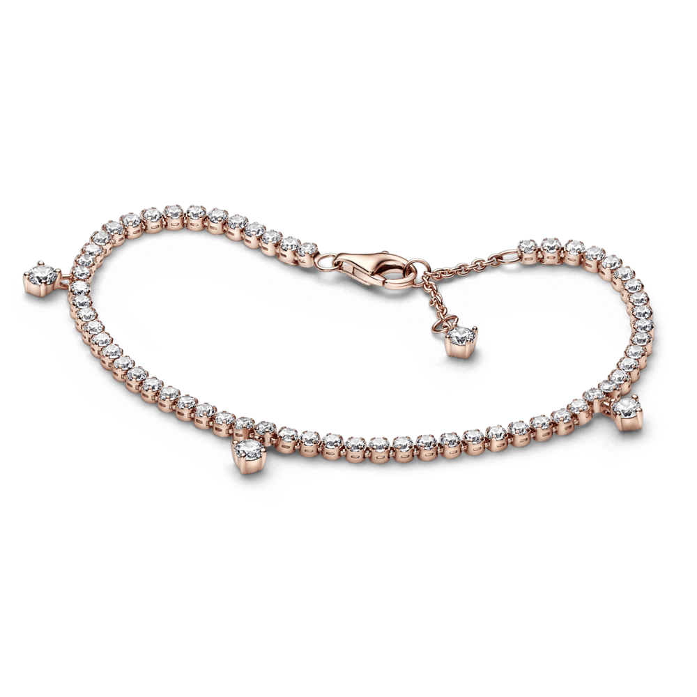 Sparkling Drops Tennis Bracelet apyrankė - Pandora LT