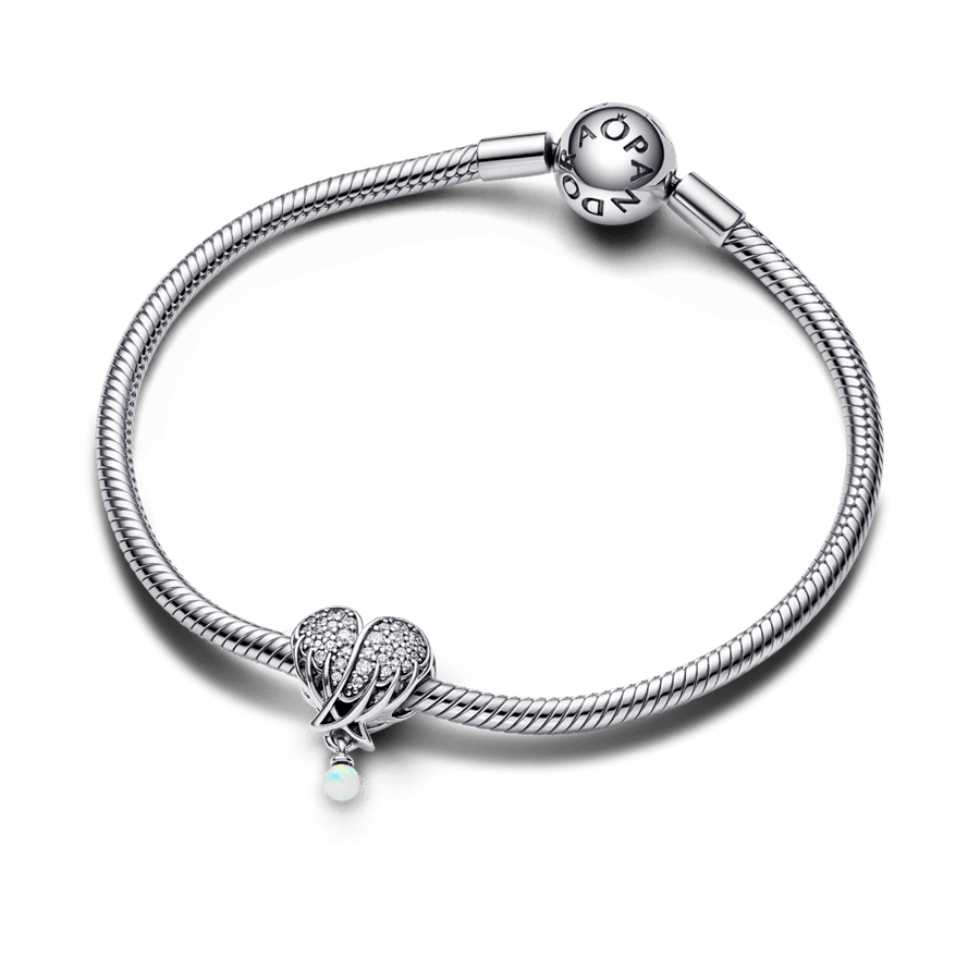 Spindintis Angelų Sparnų ir Širdelės Karoliukas - Pandora Lietuva