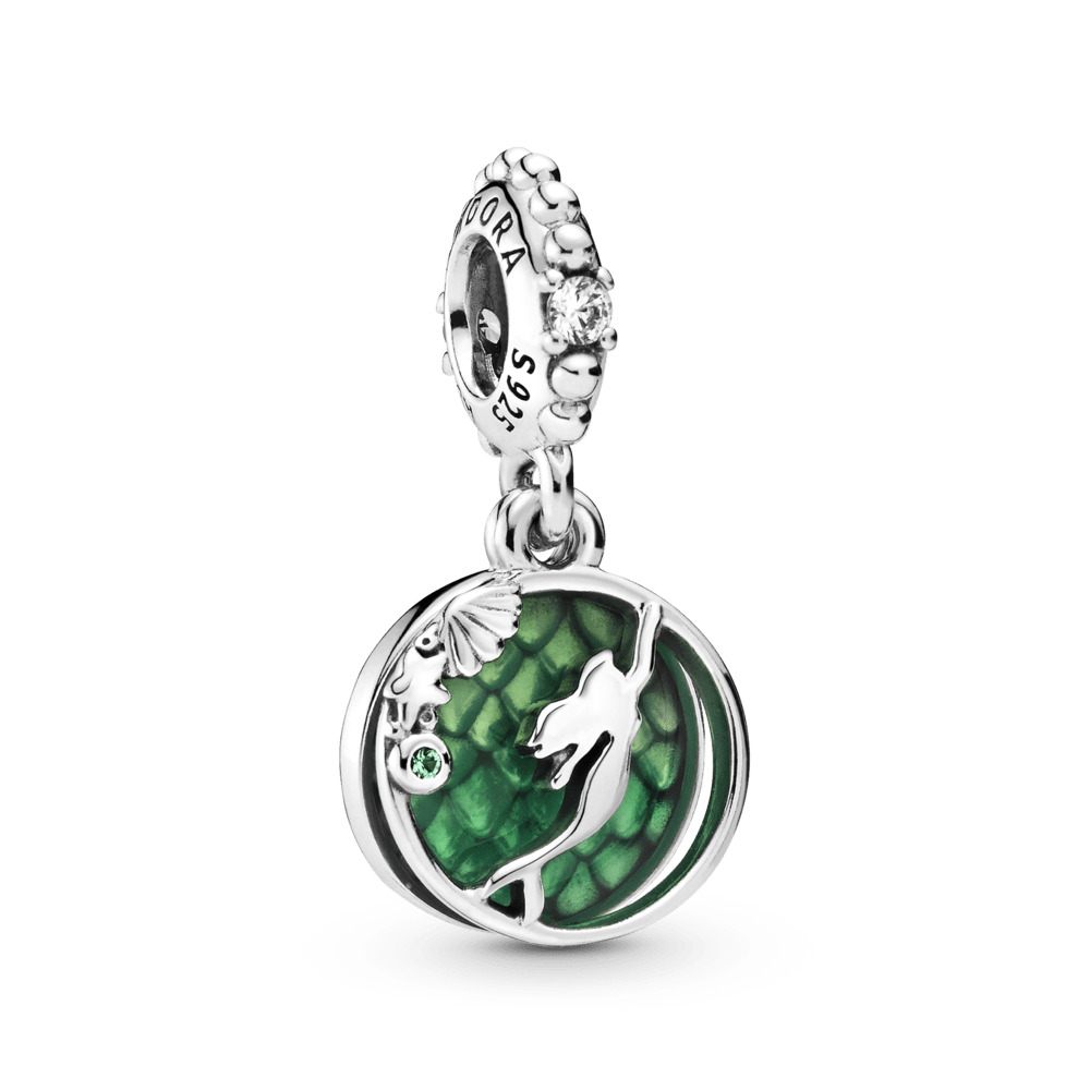 Spindintis „Disney“ kolekcijos karoliukas-pakabukas, simbolizuojantis undinėlę Arielę - Pandora Lietuva