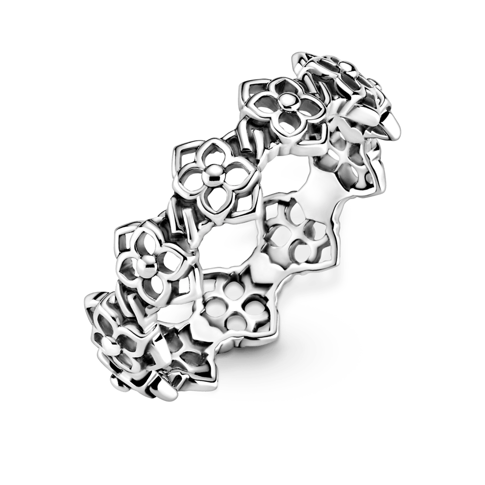 Sujungtų Rožės žiedų žiedas - Pandora LT