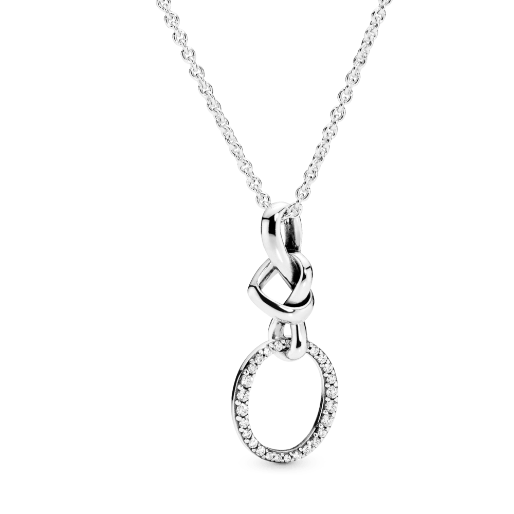 Vėrinys su mazgo formos širdele - Pandora Lietuva