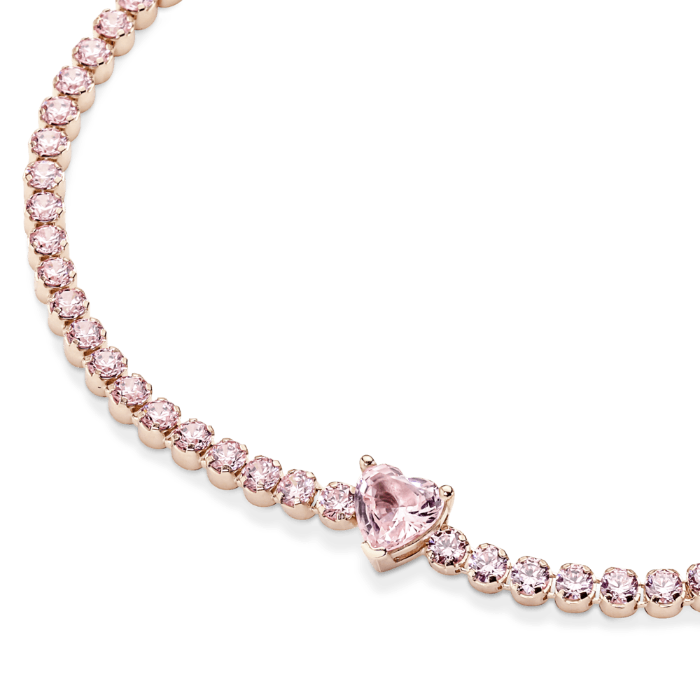 Žėrinti apyrankė su širdele - Pandora Lietuva