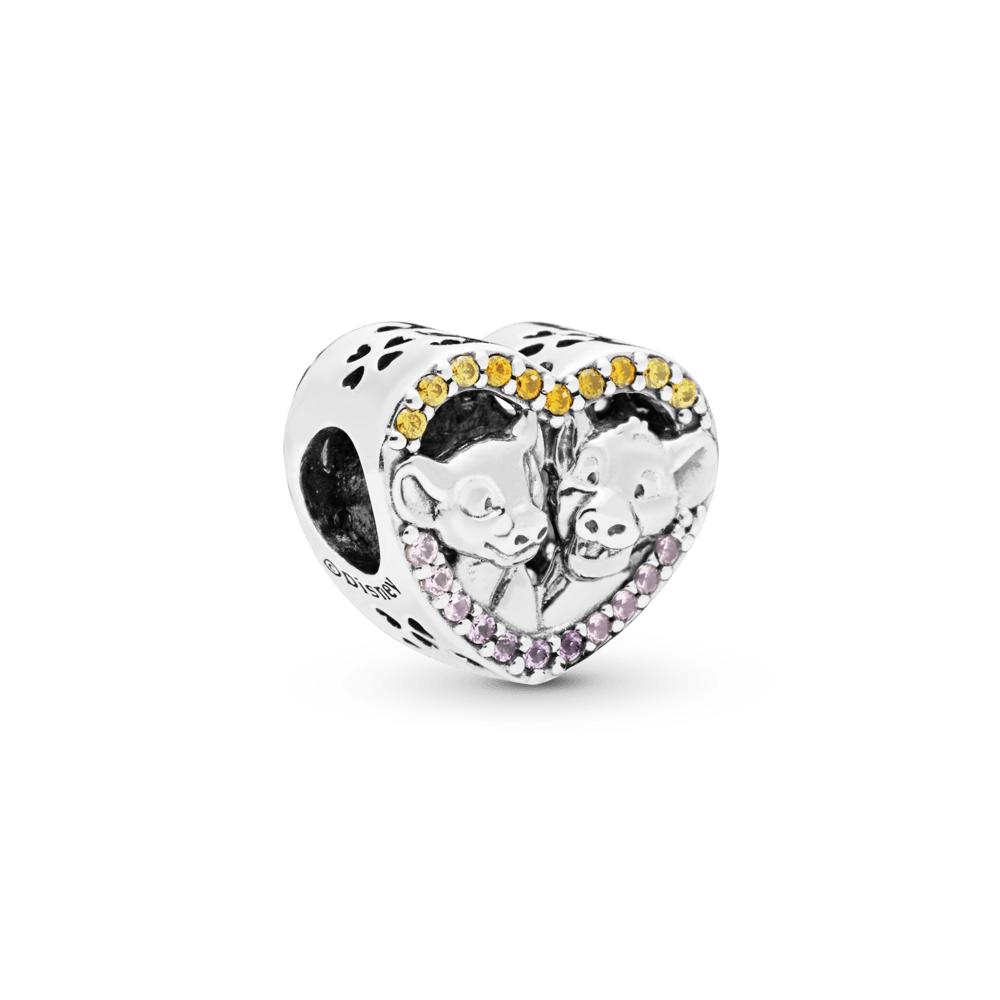 Žėrinti Simbos ir Nalos širdis iš Disney kolekcijos - Pandora LT