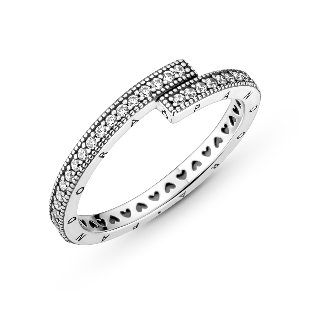 Žėrintis persidengiantis žiedas - Pandora LT