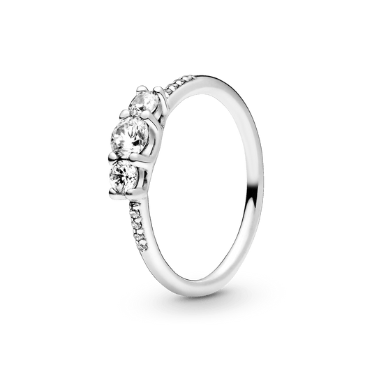Žiedas su Trimis Akmenimis - Pandora LT