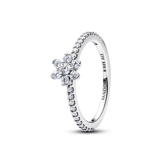 Spindintis žiedas „Gėlė“