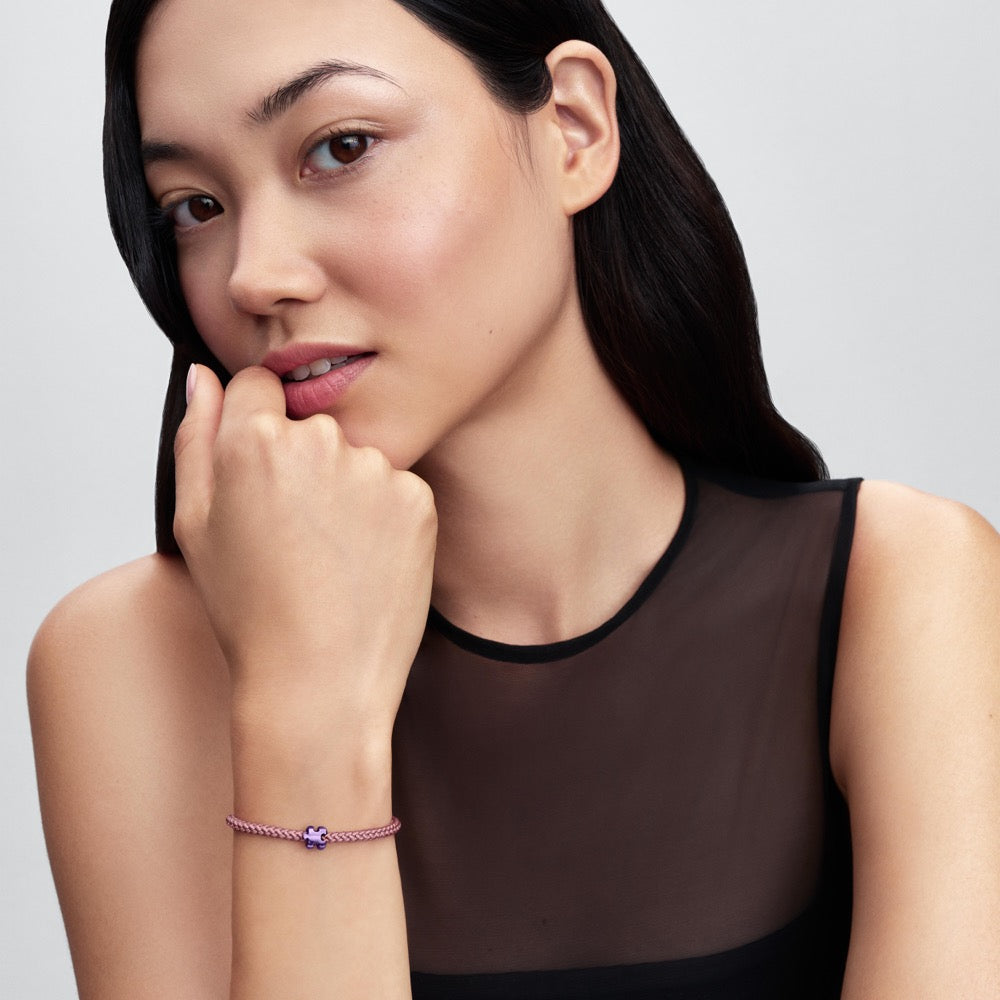 Violetinės dėlionės detalės mini karoliukas