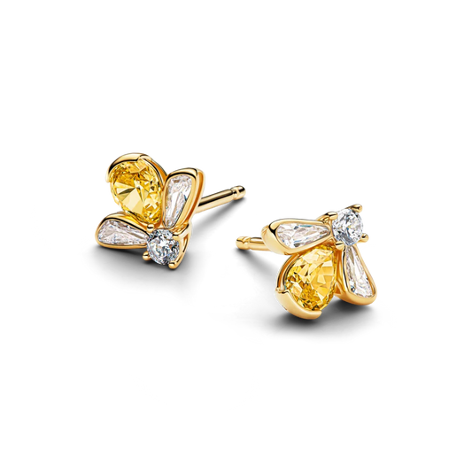 Įsmeigiami auskarai „Bitė“