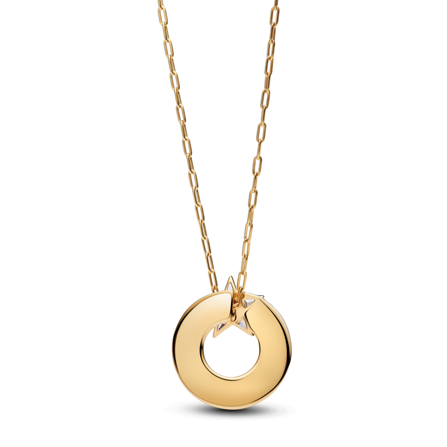 Vėrinys su spindinčios krintančios žvaigždės pakabučiu