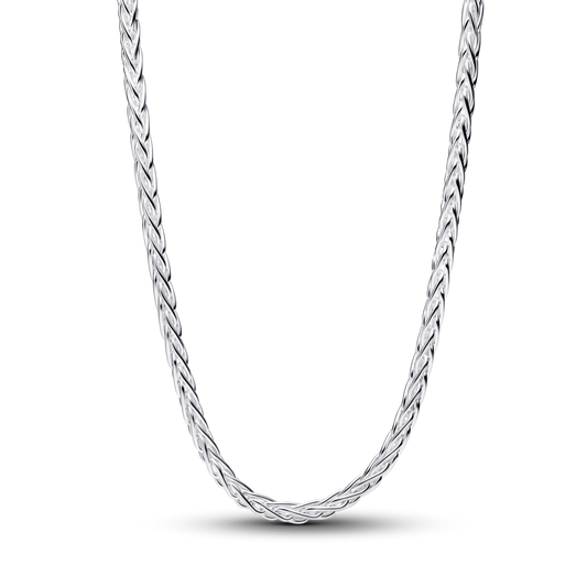 Lapės uodegos pynimo grandinėlės vėrinys karoliukams su pavé užsegimu