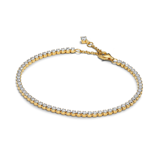 Spindinti teniso apyrankė