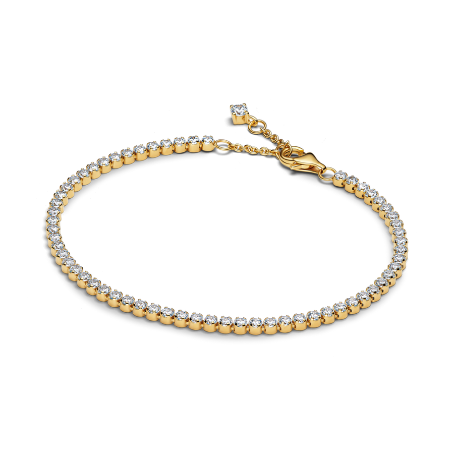 Spindinti teniso apyrankė