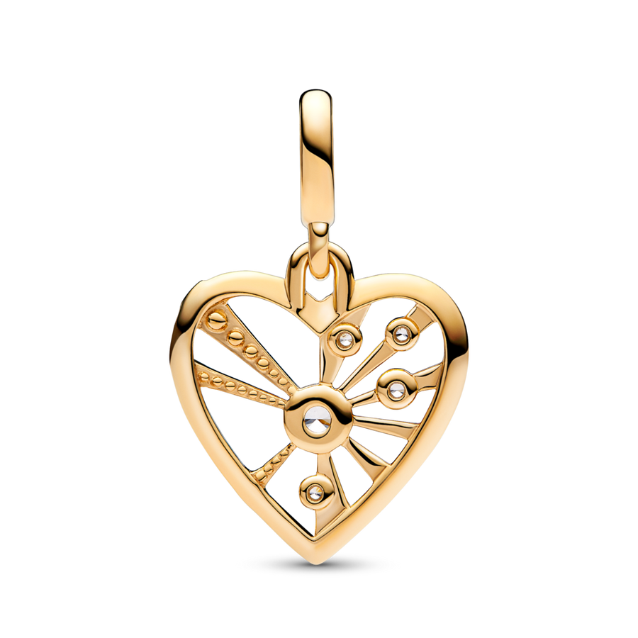 Pandora ME Širdies ir spindulių medalionas - Pandora Lietuva