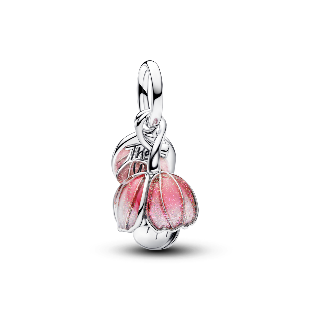 Kabantis dviejų atspalvių karoliukas „Žydinti gėlė“