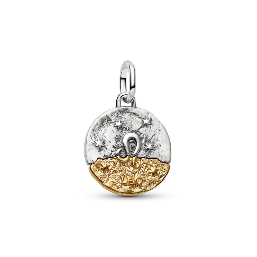 Liūto zodiako ženklo medaliono karoliukas