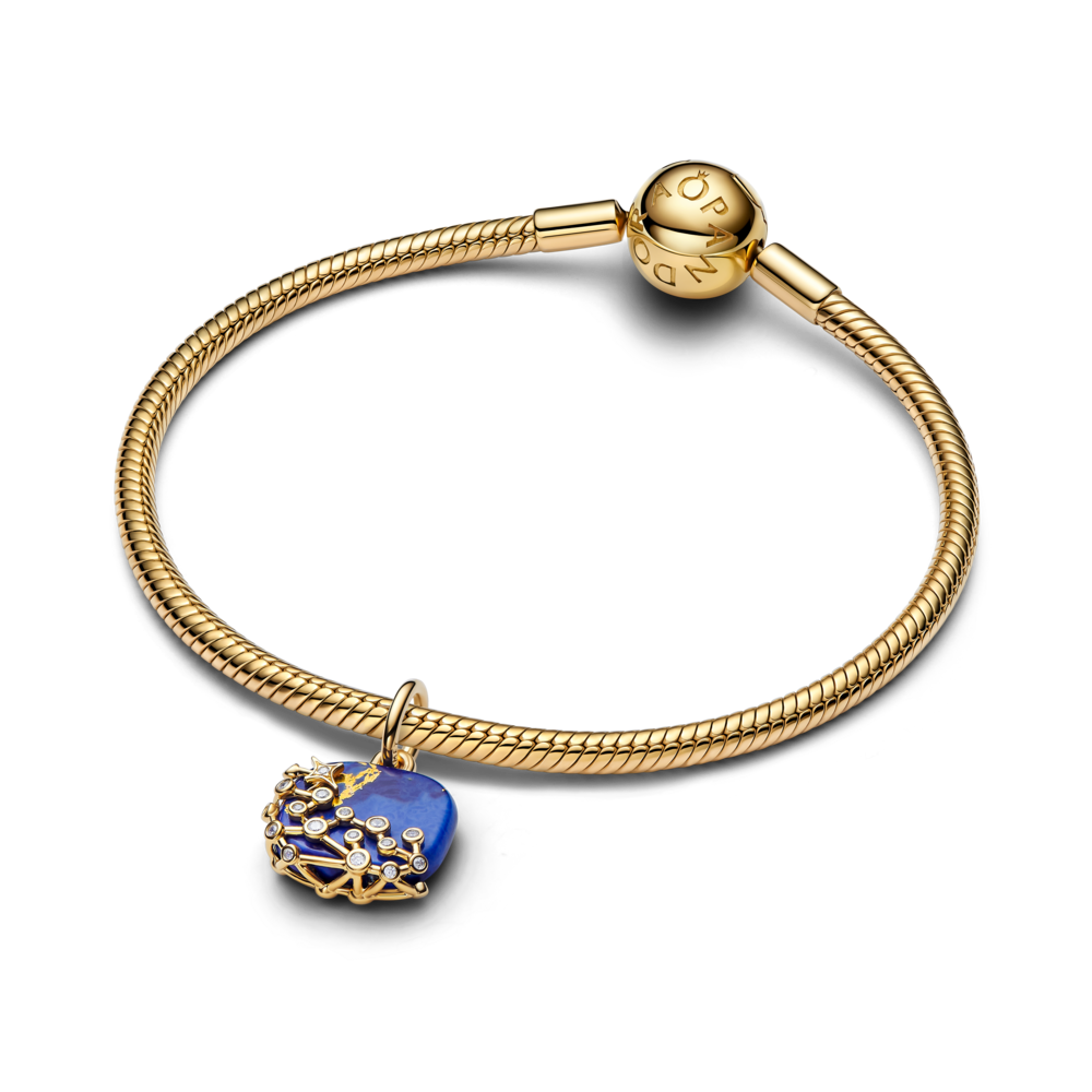 Kabantis kosminio mėlynojo žvaigždyno karoliukas