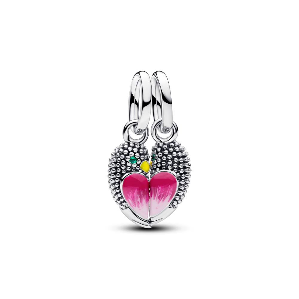 Dalijamas kabantis karoliukas „Meilės paukšteliai“