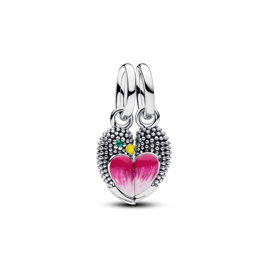 Dalijamas kabantis karoliukas „Meilės paukšteliai“