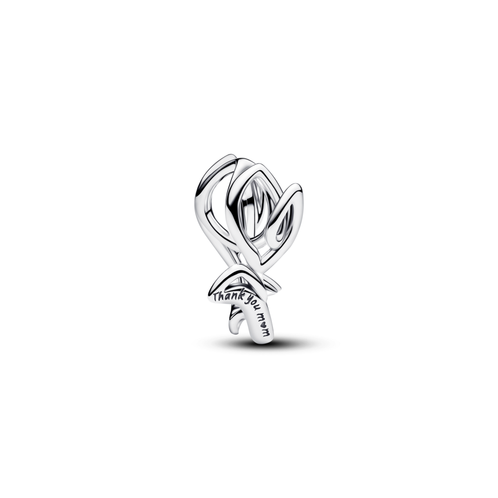 Ažūrinis karoliukas „Tulpė“