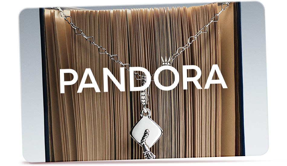 El. dovanų kortelė Pandora