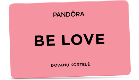 El. dovanų kortelė Pandora
