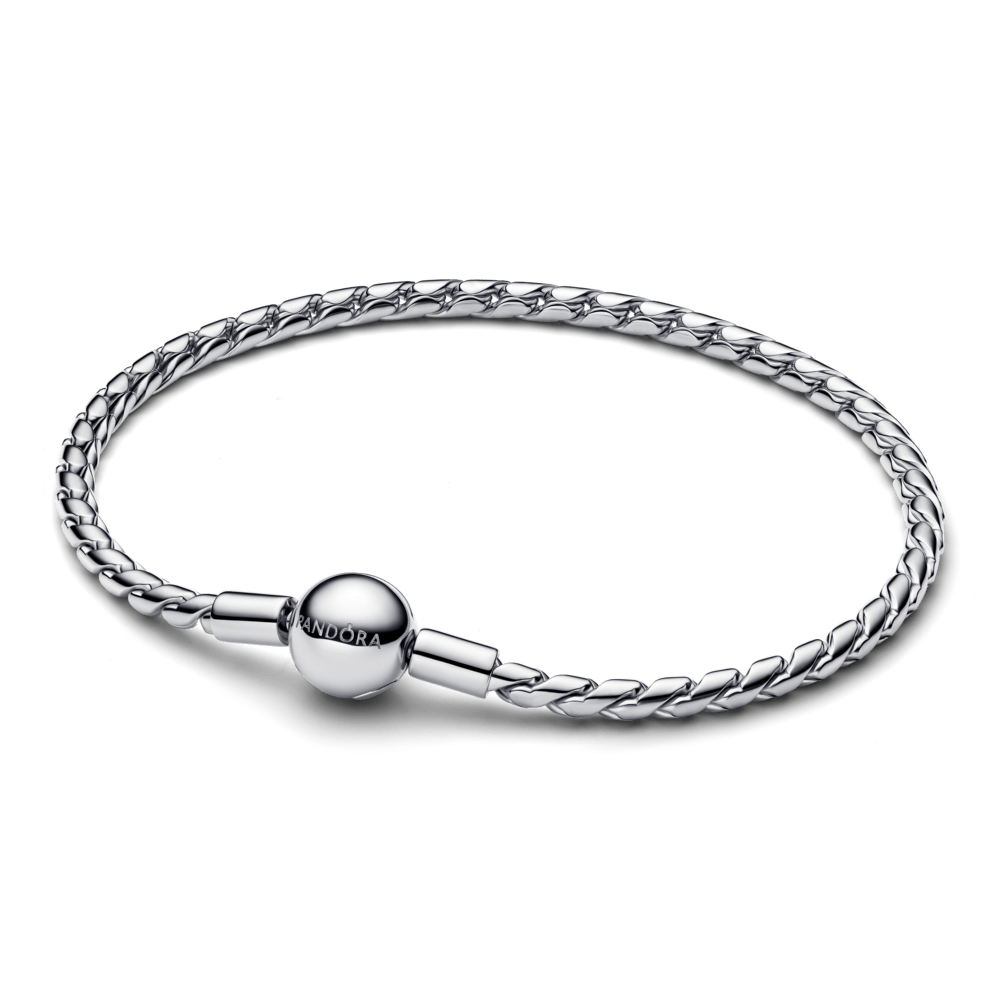 Apvalių sparno grandžių apyrankė su apvaliu užsegimu - Pandora Lietuva