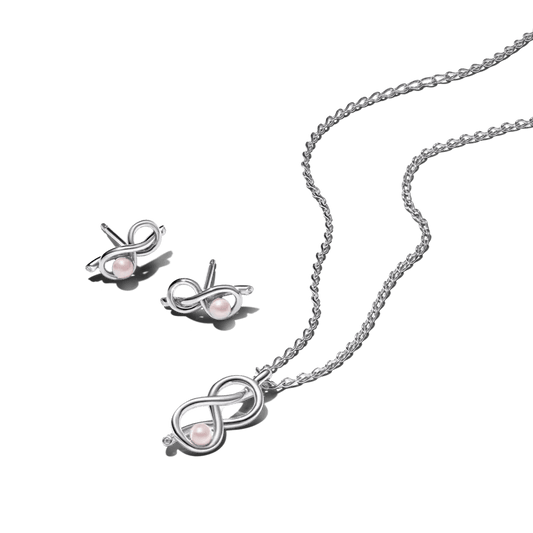 Begalinės meilės vėrinio ir auskarų dovanų rinkinys - Pandora Lietuva