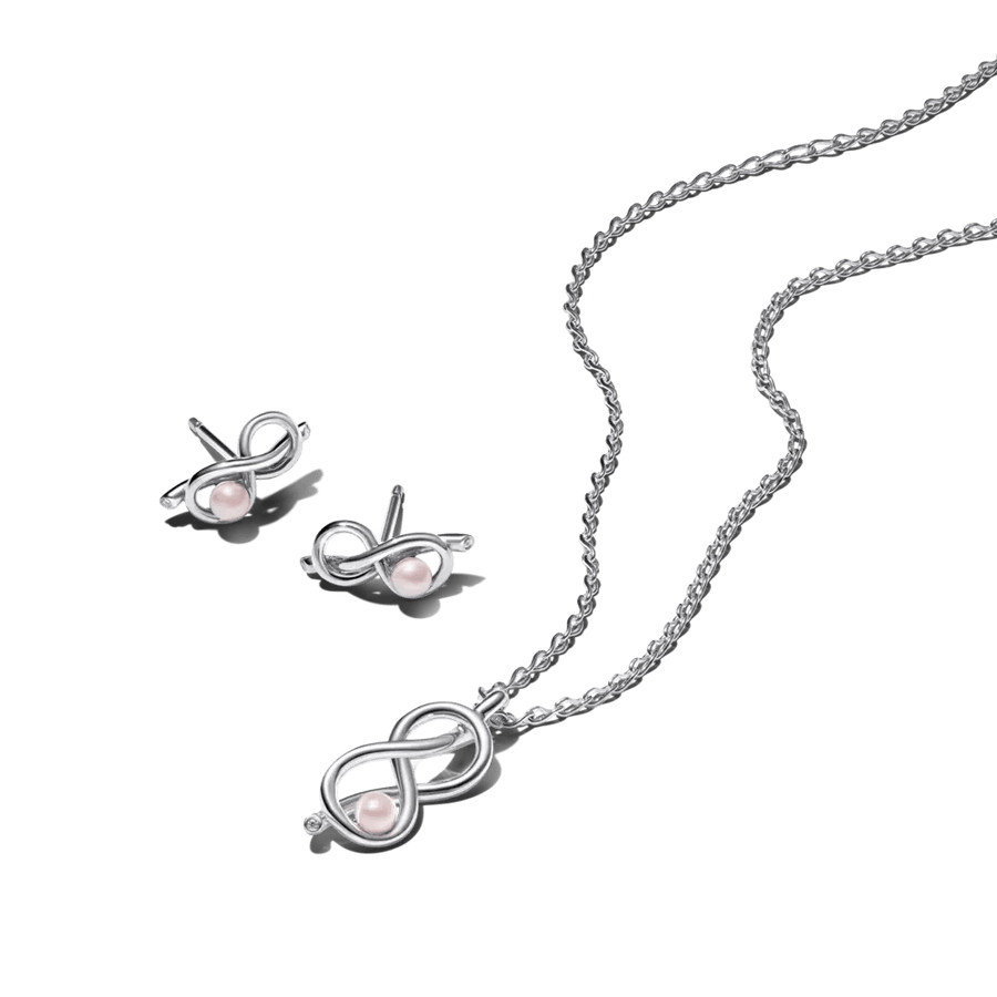 Begalinės meilės vėrinio ir auskarų dovanų rinkinys - Pandora Lietuva