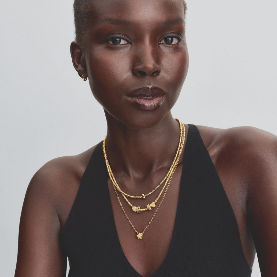 Briaunotas užsegamas karoliukas - Pandora Lietuva