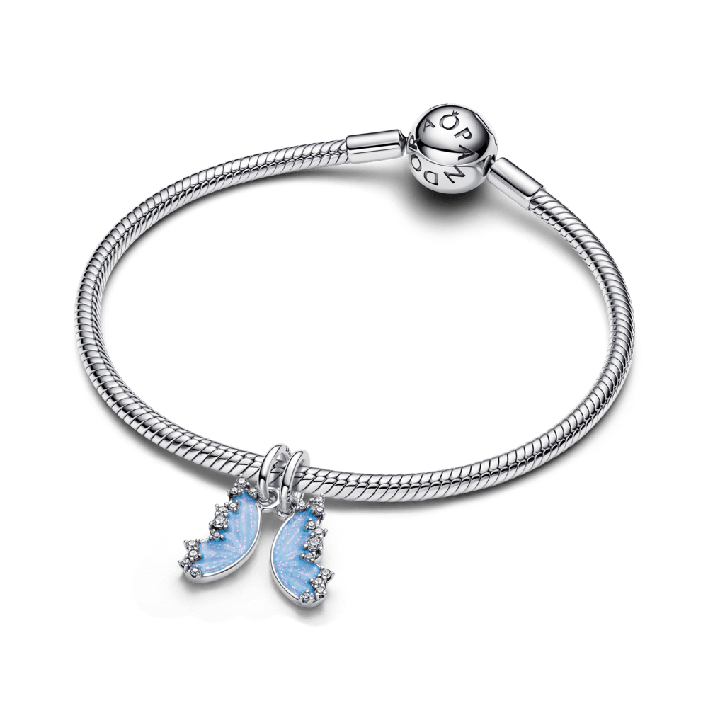 Dalijamas kabantis karoliukas „Drugelis“ - Pandora Lietuva