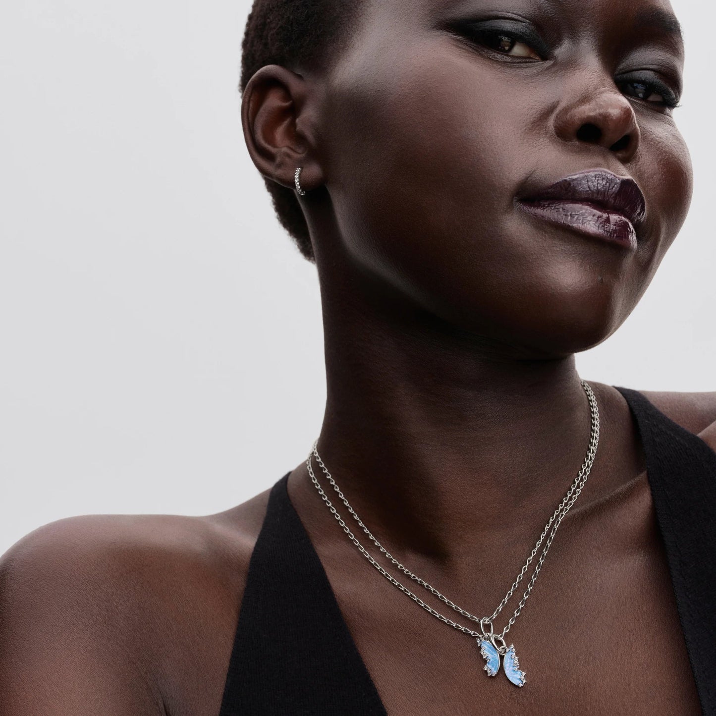 Dalijamas kabantis karoliukas „Drugelis“ - Pandora Lietuva