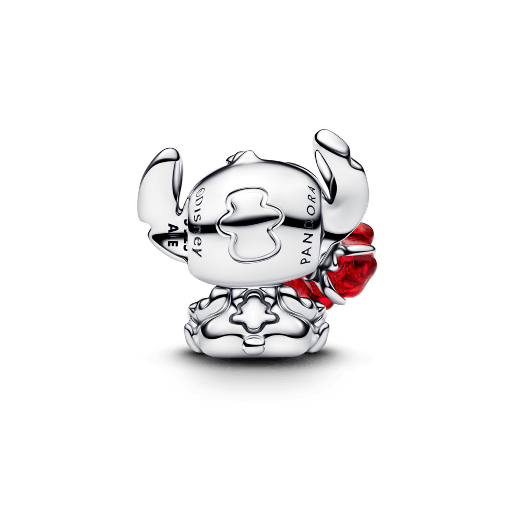 „Disney“ Murano stiklo karoliukas „Stičas su rože“ - Pandora Lietuva