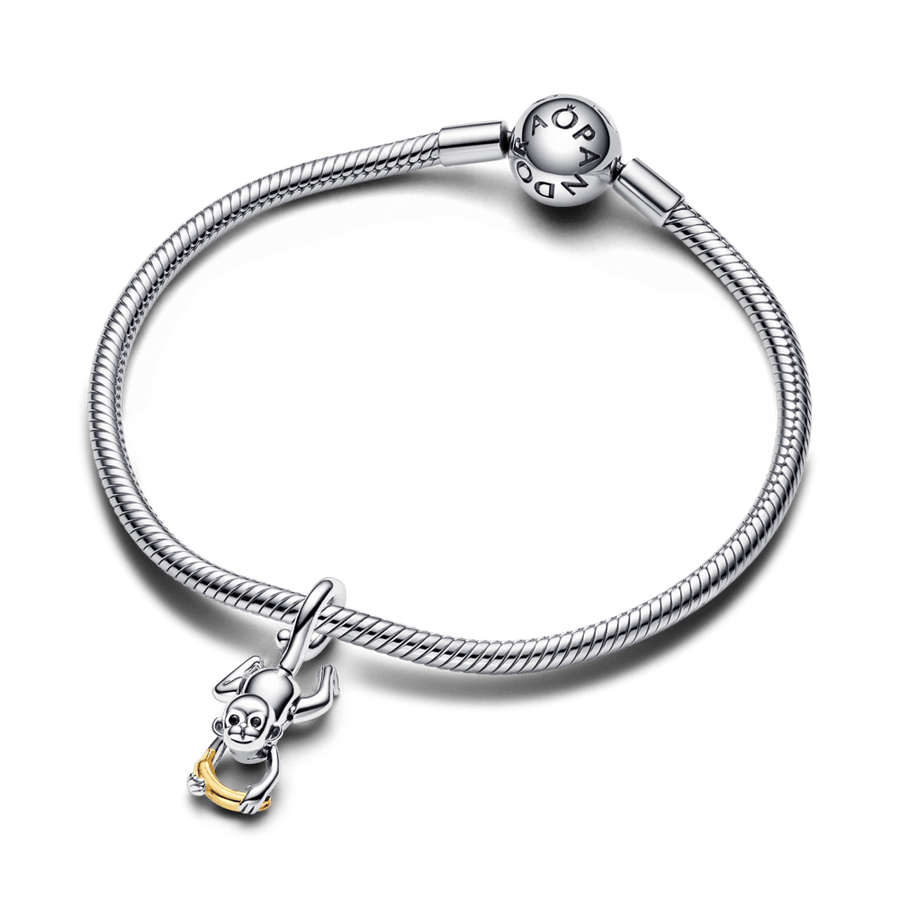 Dviejų atspalvių nuimamas talismanas „Beždžionėlė“ - Pandora Lietuva