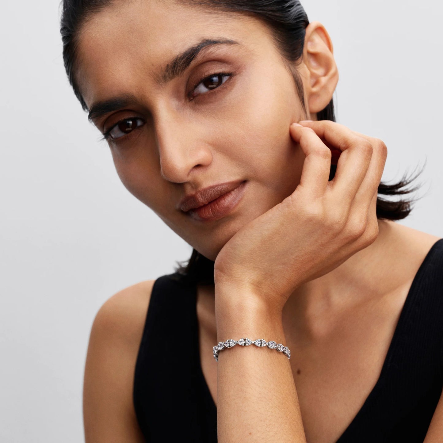 Grandinėlės apyrankė su kaspinėliais - Pandora Lietuva